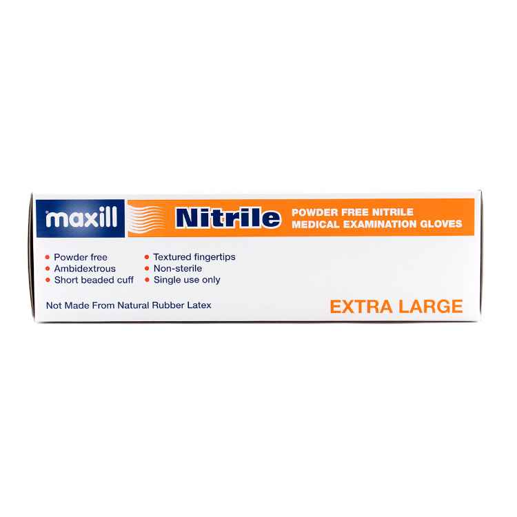 Picture of GLOVES EXAM NITRILE POWDER FREE XLARGE - 100s