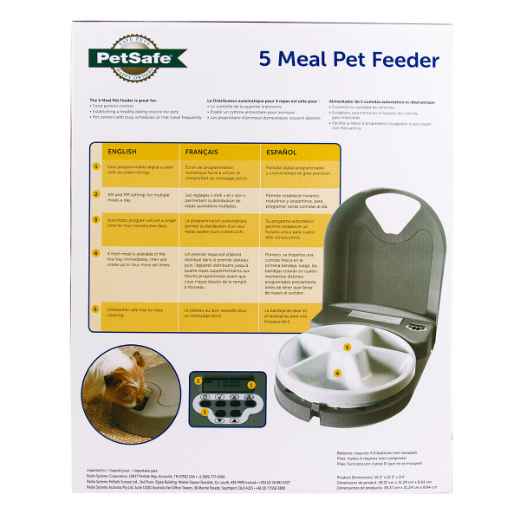 Picture of PET FEEDER PETSAFE ELECTRONIC 5 MEAL FEEDER