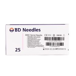 Picture of SPINAL NEEDLE QUINCKE 18g x 31/2in - 25's