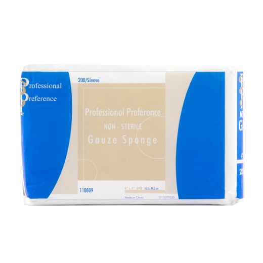 Picture of GAUZE SPONGE 8ply 4in x 4in(PROFESSIONAL PREF) - 200's