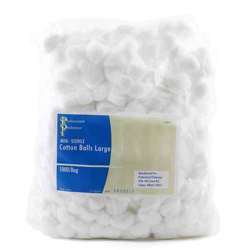 Picture of COTTON BALLS LARGE(PROFESSIONAL PREF) - 1000's