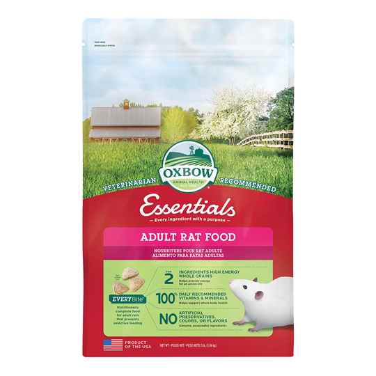 Picture of OXBOW ESSENTIALS ADULT RAT FOOD - 1.35kg / 3lb