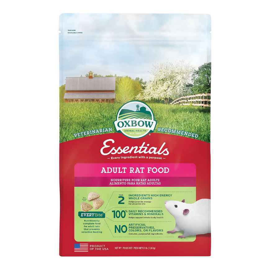 Picture of OXBOW ESSENTIALS ADULT RAT FOOD - 1.35kg / 3lb