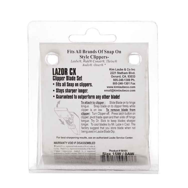 Picture of CLIPPER BLADE LAUBE CX WIDE SIZE 15