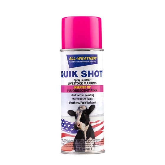 Picture of ALL WEATHER QUIK SHOT SPRAY (INVRT TIP) F PINK - 13oz/369g