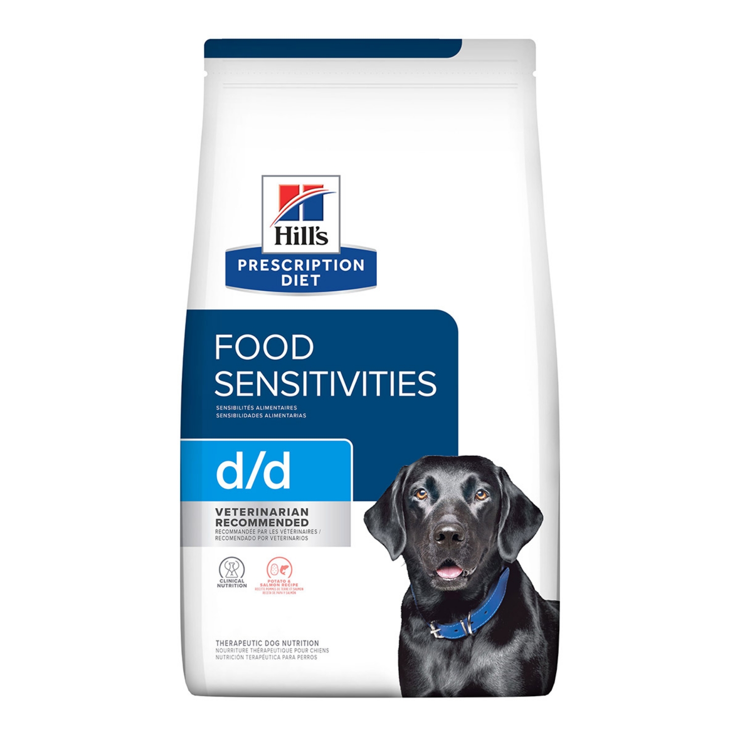 Picture of Hills Prescription Diet D/D Derm Diet Potato & Salmon Dry Dog Food- 17.6lb/7.98kg