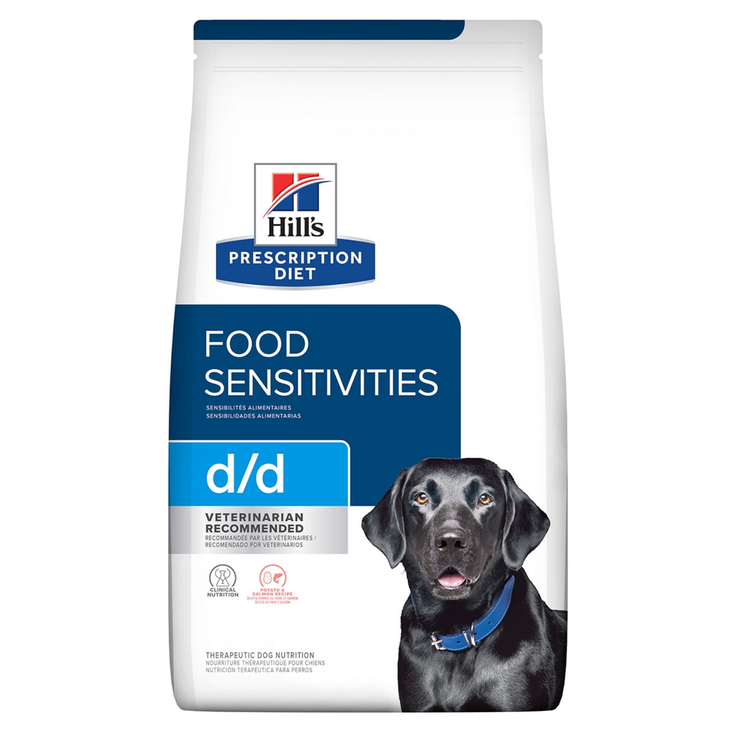 Picture of Hills Prescription Diet D/D Derm Diet Potato & Salmon Dry Dog Food- 8lb/3.62kg