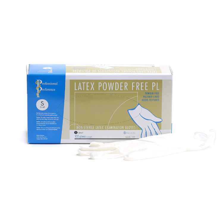 Picture of GLOVES EXAM LATEX POWDER FREE (PROF PREF) SMALL - 100's