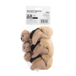 Picture of TOY DOG OH HIDE A TOY SQUEAKN ANIMAL Repl SQUIRREL-3/pk