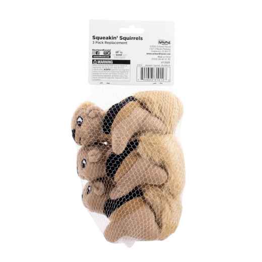 Picture of TOY DOG OH HIDE A TOY SQUEAKN ANIMAL Repl SQUIRREL-3/pk