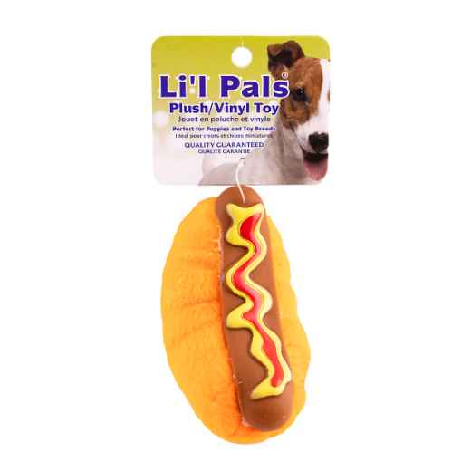 Picture of TOY DOG COASTAL Lil Pals PLUSH HOTDOG