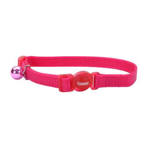 Picture of COLLAR FELINE COASTAL BREAKAWAY - Pink Flamingo