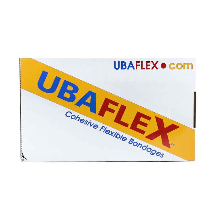 Picture of UBAVET UBAFLEX COHESIVE FLEXIBLE 4in BANDAGE ASST - 18/box