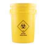 Picture of BIOHAZARDOUS SHARPS WASTE PAIL W/LID GFM - 21L