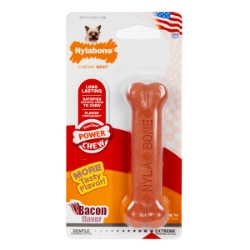 Picture of NYLABONE DURACHEW BACON BONE (NB101) - Petite