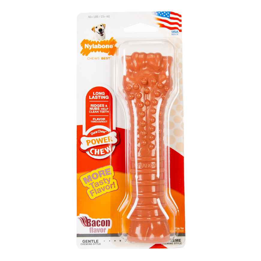 Picture of NYLABONE DURACHEW BACON BONE (NB105) - Super