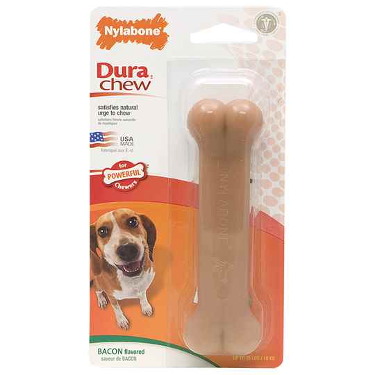 Picture of NYLABONE DURACHEW BACON BONE (NB103) - Wolf