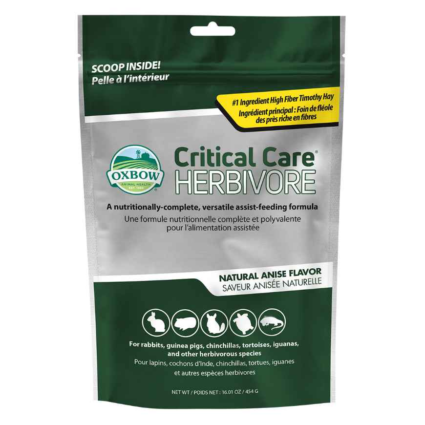 Picture of OXBOW CRITICAL CARE HERBIVORE Anise Flavour - 16.01oz/454g