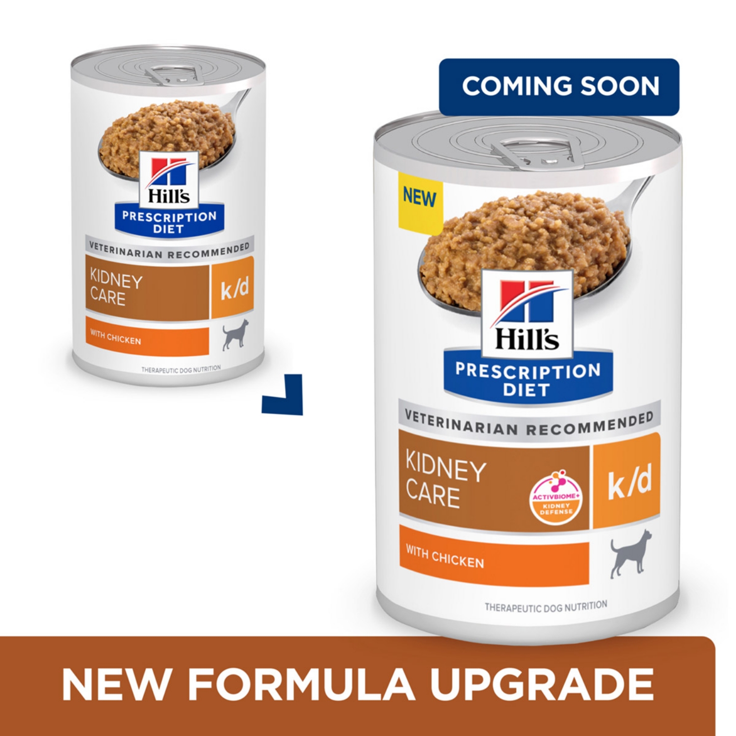Picture of Hills Prescription Diet K/D Kidney Care With Chicken Wet Dog Food- 12x370g Cans