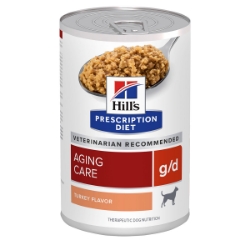 Picture of Hills Presciption Diet G/D Aging Care Wet Dog Food- 12x370g Cans
