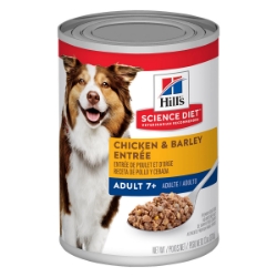Picture of Hills Science Diet Senior Chicken Dog Food- 12x370g Cans