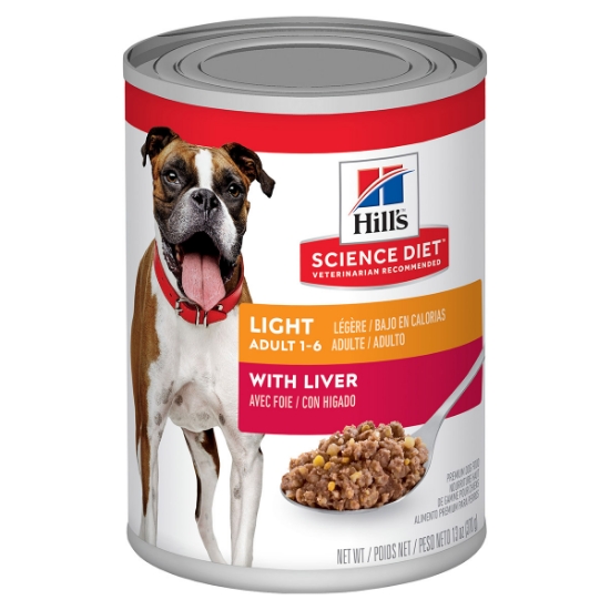 Picture of CANINE SCIENCE DIET ADULT LIGHT - 12 x 370gm cans