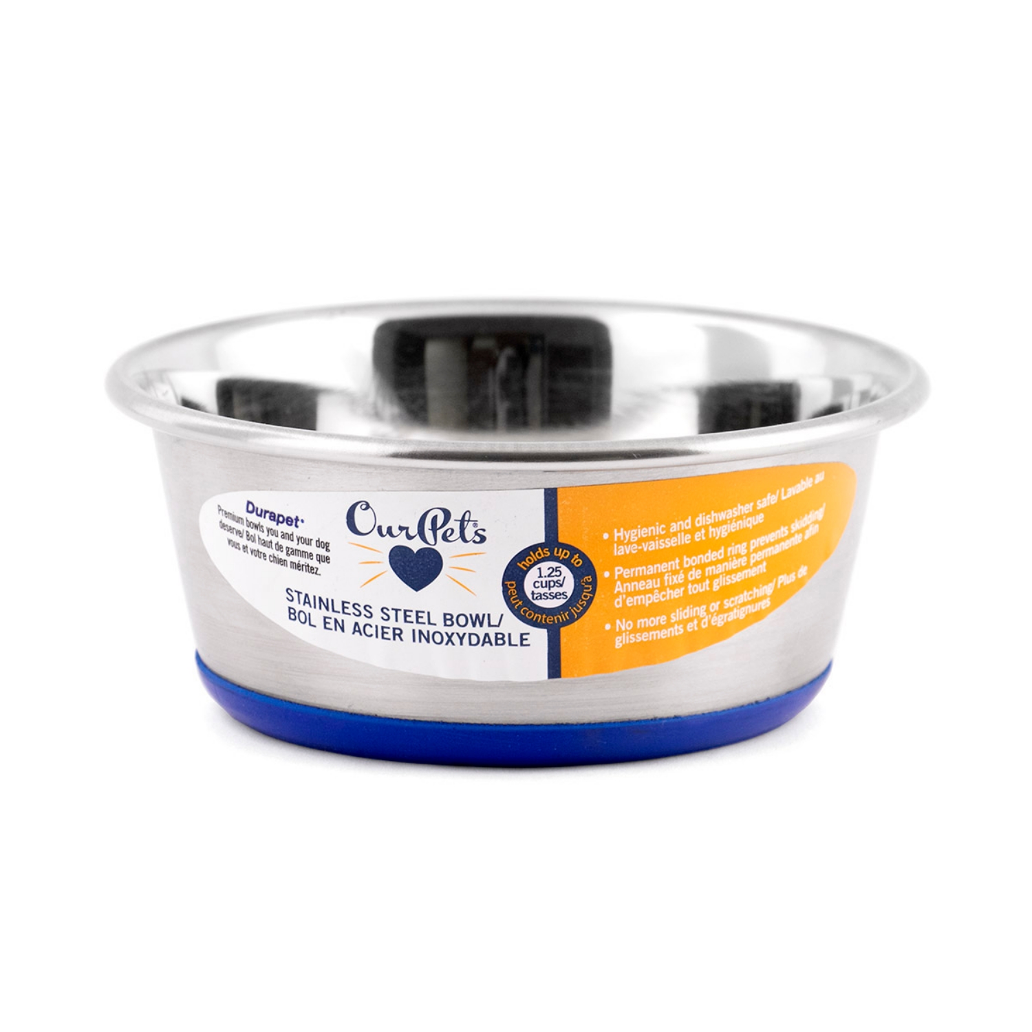 Picture of Bowl Durapet Non Slip Stainless Steel - 0.75 Pint
