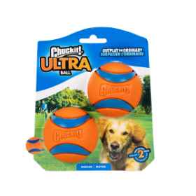 Show details for TOY DOG CHUCKIT ULTRABALL Rubber Medium - 2/pk Picture of TOY DOG CHUCKIT ULTRABALL Rubber Medium - 2/pk