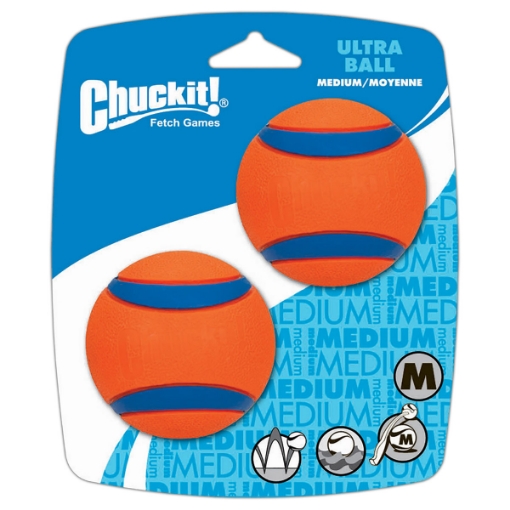 Picture of TOY DOG CHUCKIT ULTRABALL Rubber Medium - 2/pk