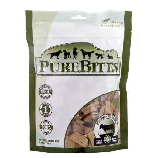 Picture of TREAT PUREBITES CANINE Beef Liver -  8.8oz / 250g