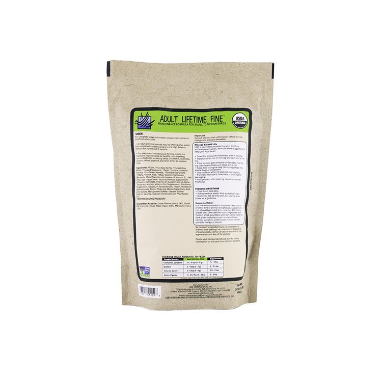 Picture of AVIAN ADULT LIFETIME FORMULA FINE GRIND - 1lb(HARRISON)(SU12)