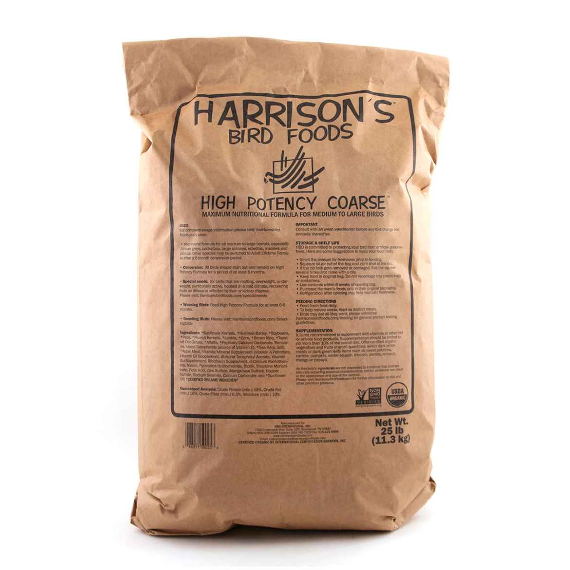 Picture of AVIAN HIGH POTENCY FORMULA COARSE GRIND - 25lb(HARRISON)