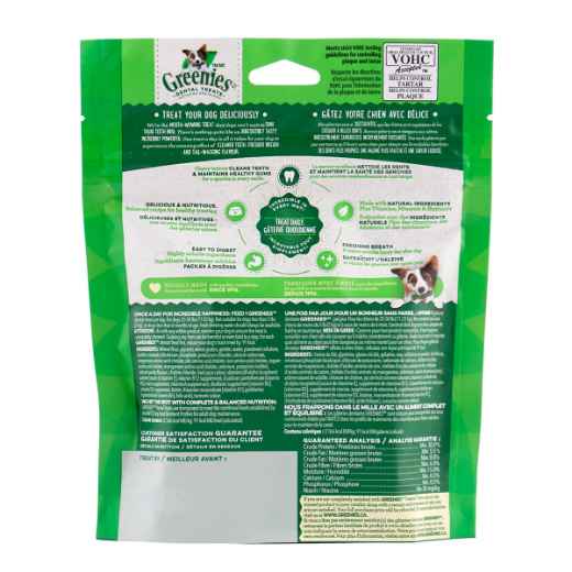 Picture of GREENIE CANINE DENTAL TREAT ORIGINAL 6oz  MINI PAK Regular - 6/bag