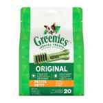 Picture of GREENIE CANINE DENTAL TREAT ORIGINAL 12oz  PAK Petite - 20/bag