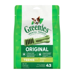 Picture of GREENIES Original Dog Dental Treats Teenie Size – 43/bag, 12oz bag