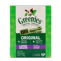 Picture of GREENIES Original Dog Dental Treats Large Size – 17/tub, 27oz