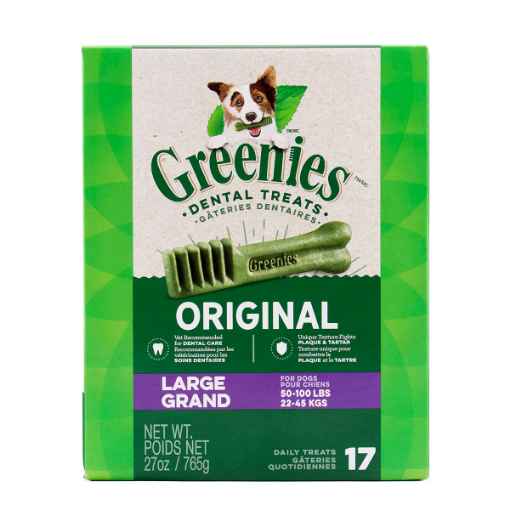 Picture of GREENIE CANINE DENTAL TREAT ORIGINAL 27oz MONSTER PAK Large - 17/tub