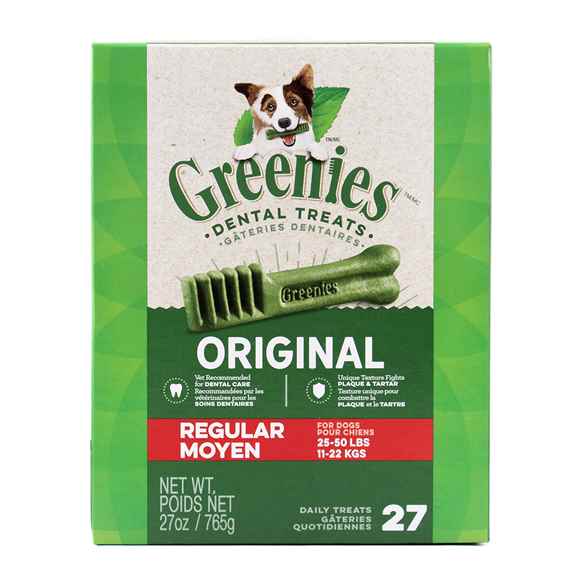 Picture of GREENIE CANINE DENTAL TREAT ORIGINAL 27oz MONSTER PAK Regular - 27/tub