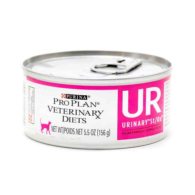 Picture of Purina Pro Plan Veterinary Diet UR (Urinary ST/OX Management) Wet Cat Food - 24 X 156gm Cans