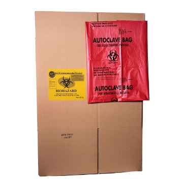 Show details for BIOHAZARDOUS WASTE BOX (3001) WITH LINER (2006) GFM - 12 kg Picture of BIOHAZARDOUS WASTE BOX (3001) WITH LINER (2006) GFM - 12 kg