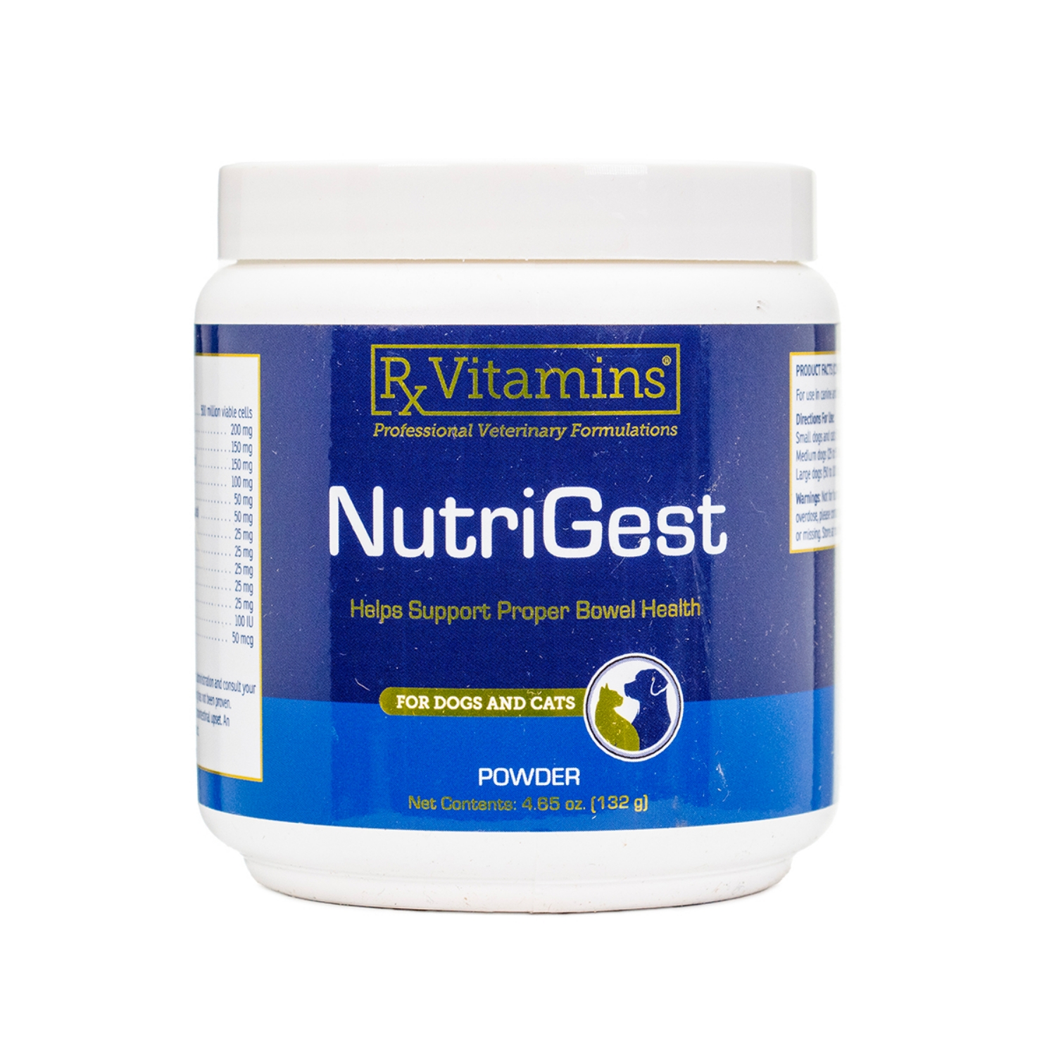 Picture of RX VITAMINS NUTRIGEST POWDER - 132g