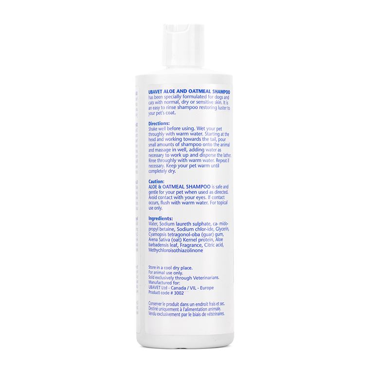 Picture of UBAVET ALOE & OATMEAL SHAMPOO - 500ml