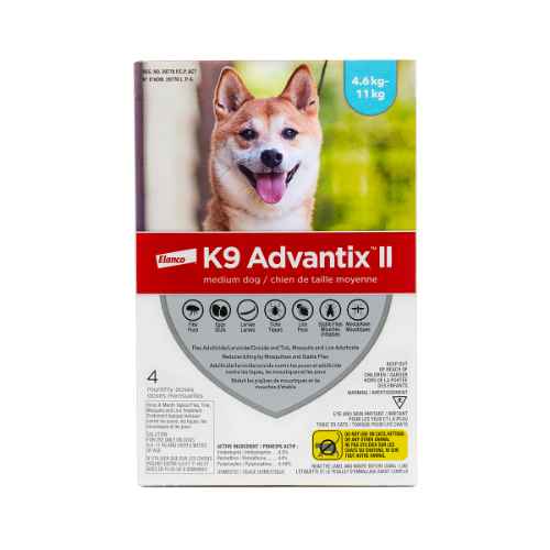 Picture of K9 ADVANTIX II CANINE DOG 4.6kg - 11kg - 4's  (su12)