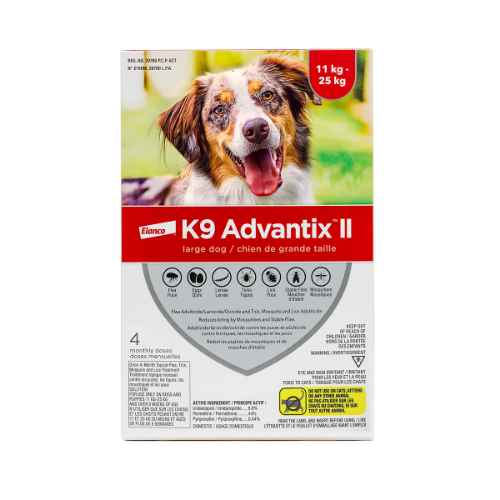Picture of K9 ADVANTIX II CANINE DOG 11kg - 25kg - 4's (su12)