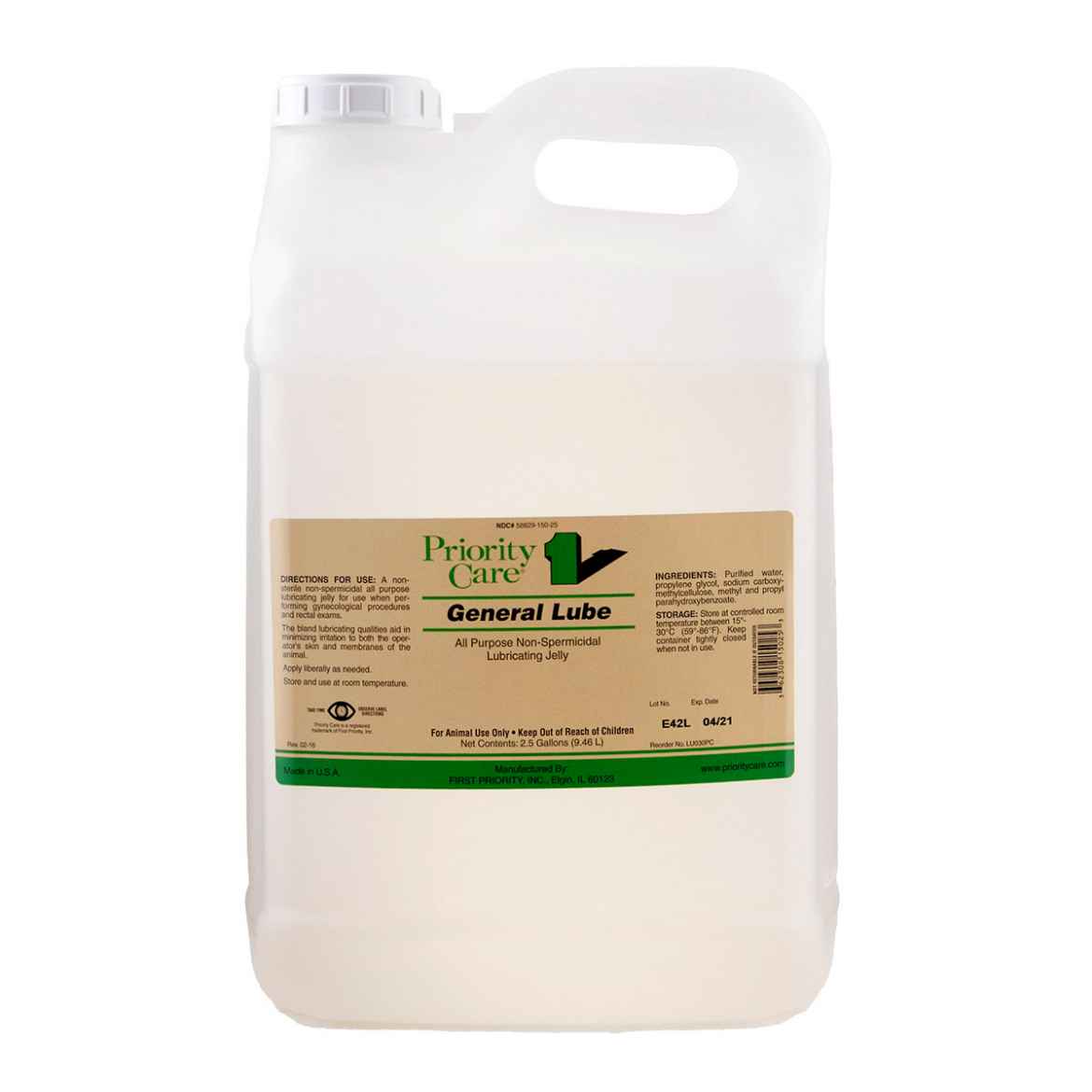 Picture of PRIORITY CARE OB LUBRICANT WITHOUT PUMP - 2.5gal