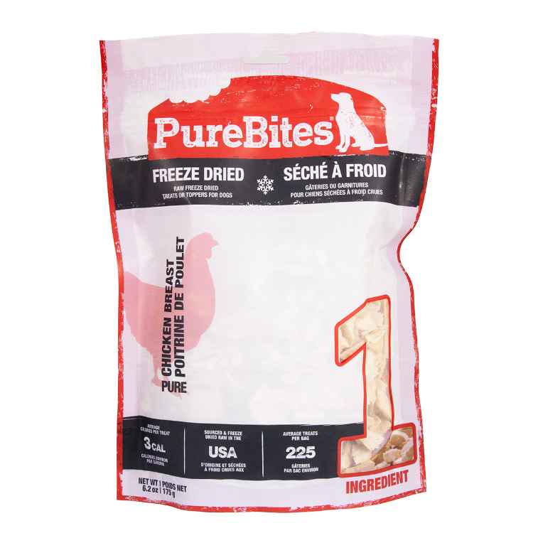 Picture of TREAT PUREBITES CANINE Chicken Breast - 6.2oz / 175g