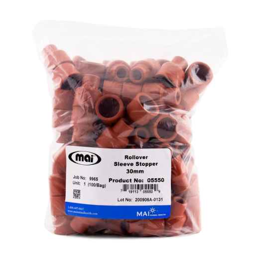 Picture of STOPPERS RED RUBBER 30mm (05550) - 100/pk