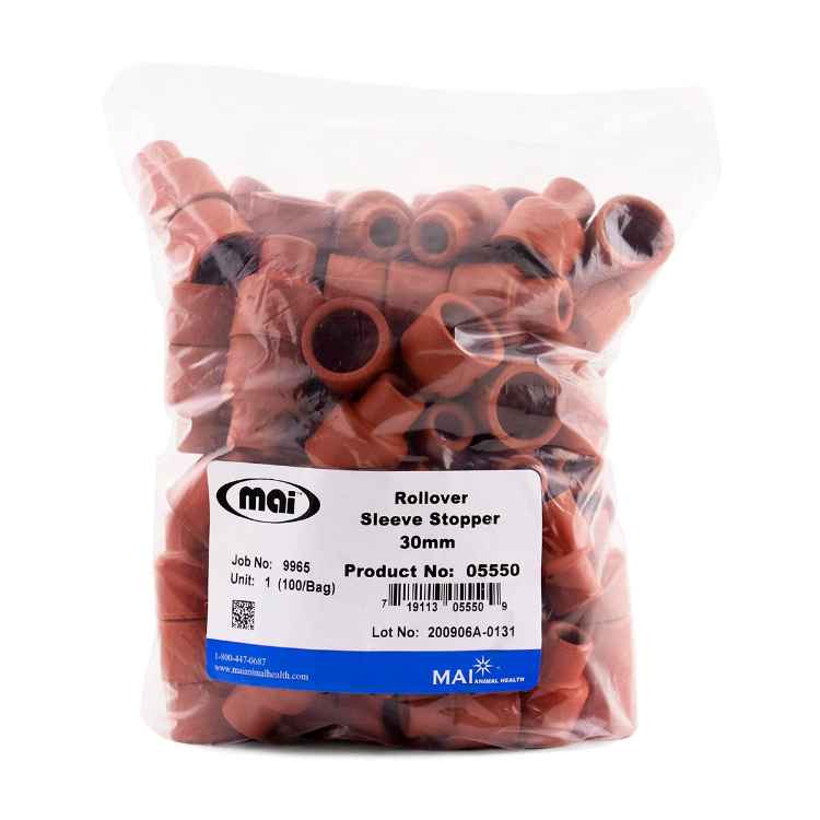 Picture of STOPPERS RED RUBBER 30mm (05550) - 100/pk