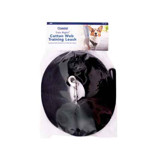 Picture of LEAD CANINE TRAINING WEB Coastal 5/8in x 30ft - Black