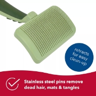 Picture of SLICKER BRUSH SELF CLEANING Safari (W417) - Medium